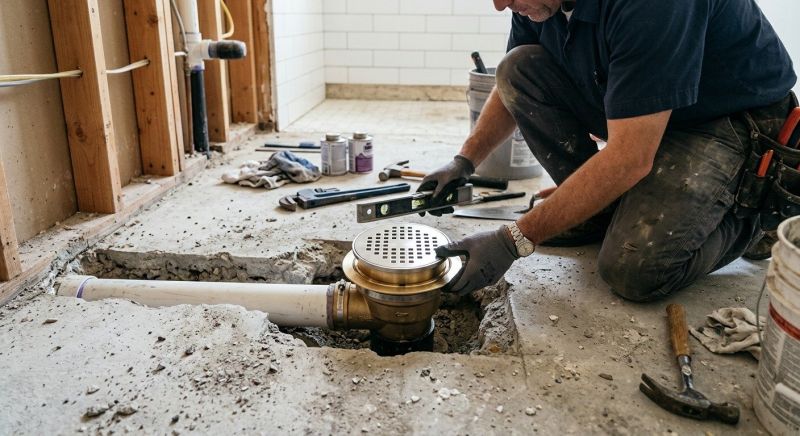 Floor Plumbing Installation in Charlotte, NC